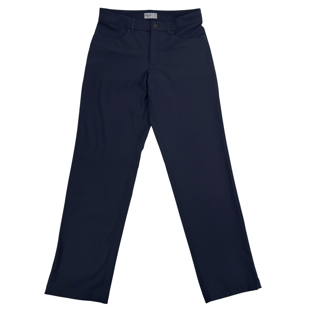 VRST Pants Mens 30x32 Blue Limitless 5 Pocket Athletic Fit Stretch Performance